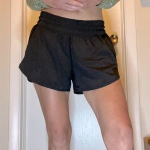 Lululemon Track That High-Rise Short 3” Black. Gently used.